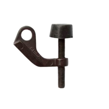 Orca Hardware Hinge Pin Door Stop, With Black Tip, Zinc Alloy, US10B Oil-Rubbed Bronze Finish TH-HPDS-10B